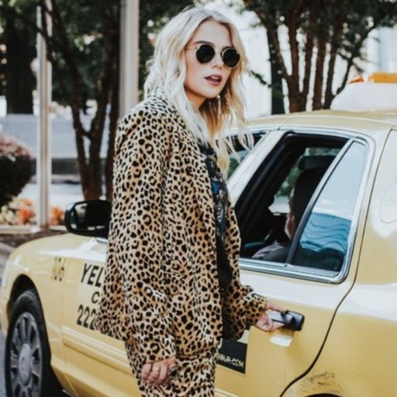 Scotch & Soda Velvet Leopard Cheetah Plush Print Blazer Suit Coat Jacket Small - Picture 2 of 14